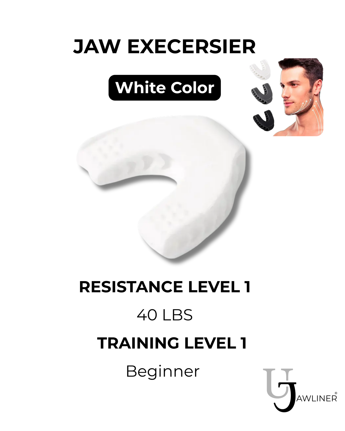 U Shape Jaw Exerciser - Beginner Level